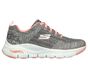 Skechers Arch Fit - Comfy Wave, GRAY / PINK, large image number 4