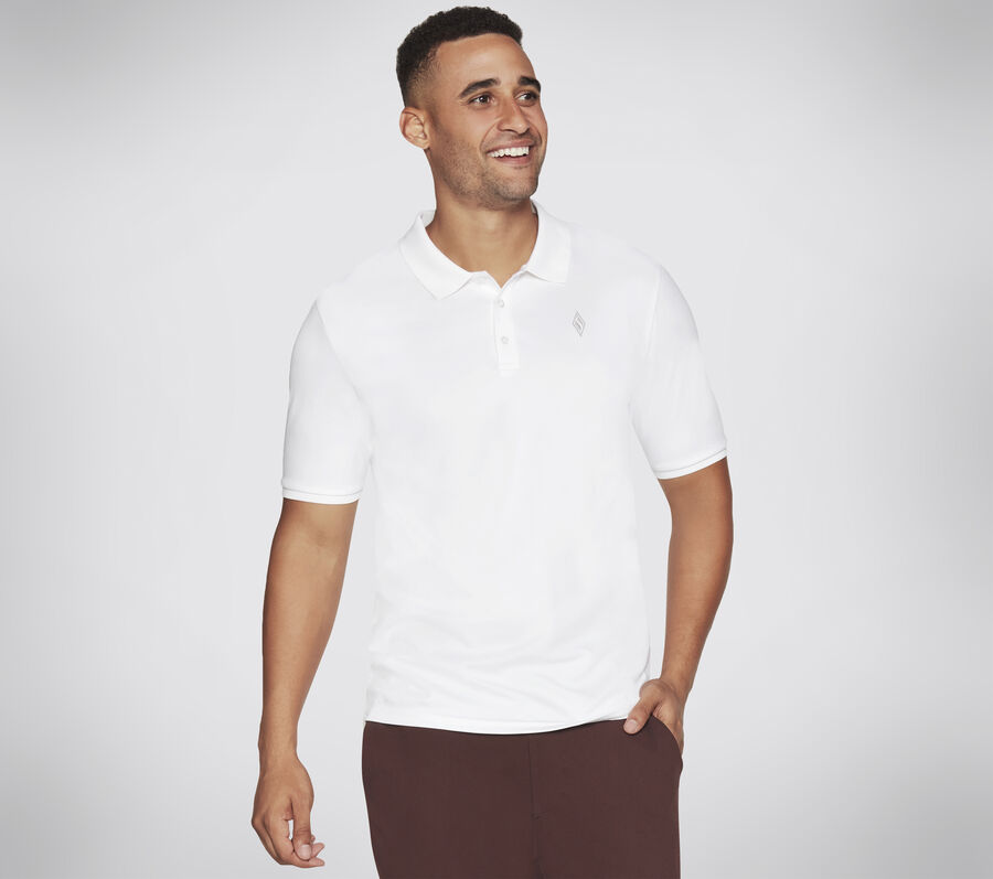 Skechers Off Duty Polo, WHITE, largeimage number 0