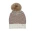 Metallic Yarn Beanie Hat, PINK, swatch
