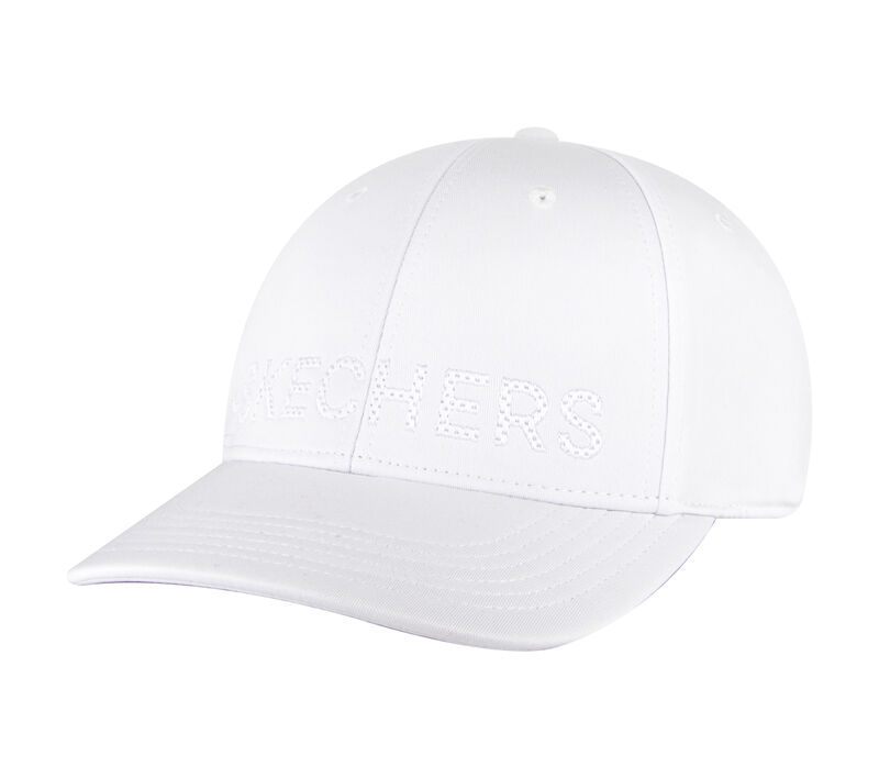 Skechers Tonal Logo Hat, BÍLÝ, largeimage number 0