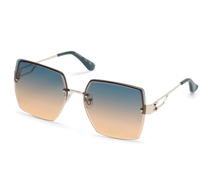 Oversized Rimless Square Sunglasses, GOLD, largeimage number 0