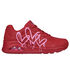 Skechers x JGoldcrown: Uno - Dripping In Love, RED / PINK, swatch