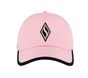 Skechweave Diamond Colorblock Hat, PINK / SILVER, large image number 3