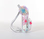 Twinkle Toes: Mini Pom Pom Backpack, CLEAR, large image number 2
