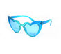 Modified Glitter Heart Plastic Front Sunglasses, MULTI, large image number 0