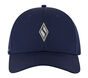 SKECHWEAVE Diamond Snapback Hat, NAVY, large image number 2