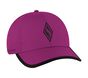 Skechweave Diamond Colorblock Hat, PURPLE / NEON PINK, large image number 3
