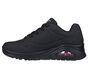 Skechers x JGoldcrown: Uno - Dripping In Love, BLACK / PINK, large image number 3