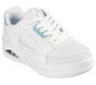Uno Court - Courted Style, WHITE / TURQUOISE, large image number 4