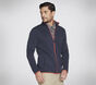 The Hoodless Hoodie Ottoman Jacket, CHARCOAL / NAVY, large image number 2