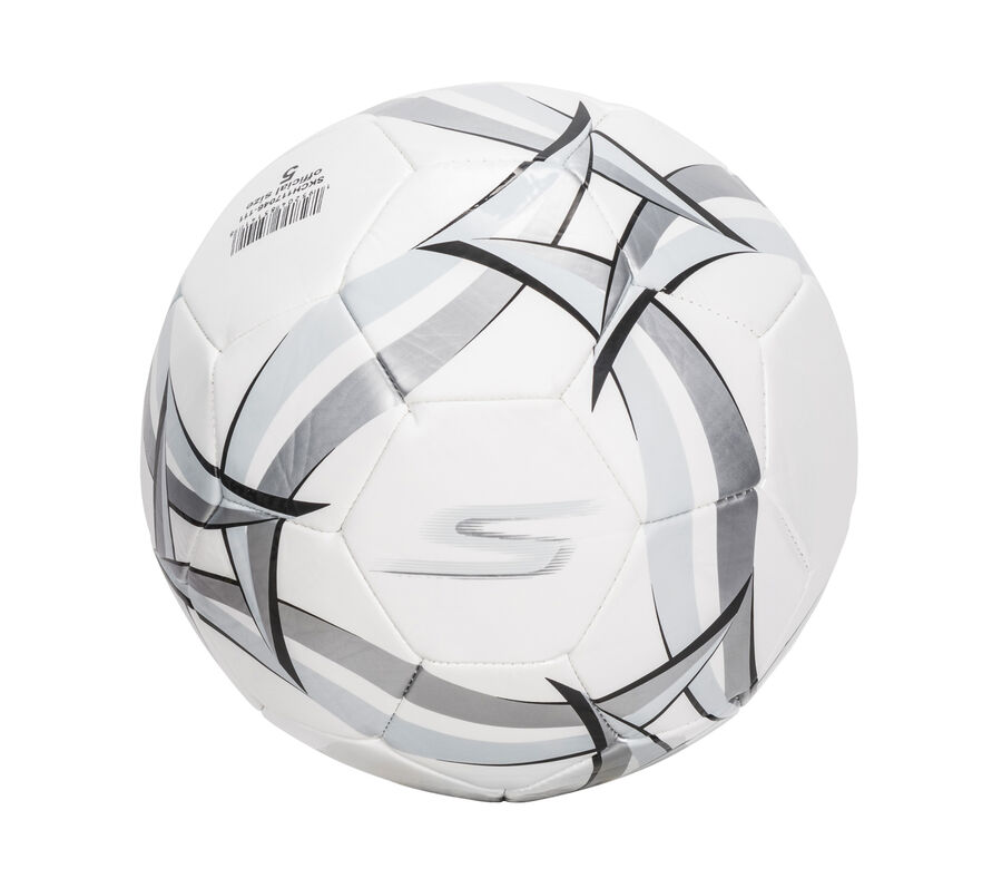 Hex Multi Wide Stripe Size 5 Soccer Ball, BÍLÝ, largeimage number 0