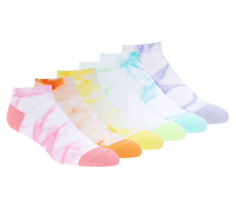 Tie-Dye Pastel Socks - 6 Pack, MULTI, largeimage number 0