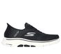 Skechers Slip-ins: GO WALK 7 - Free Hand 2, BLACK / WHITE, large image number 0