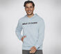 SKECH-SWEATS Motion Pullover Hoodie, LIGHT BLUE / WHITE, large image number 0