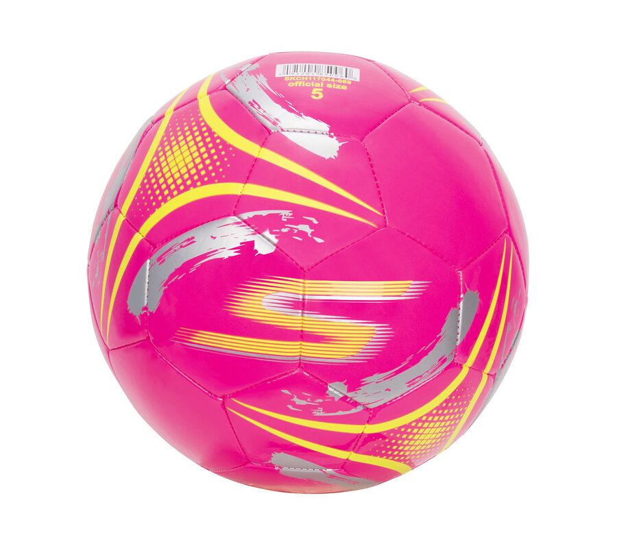 Hex Brushed Size 5 Soccer Ball, NEONOVE RUZOVÝ / ZLUTÁ, largeimage number 0
