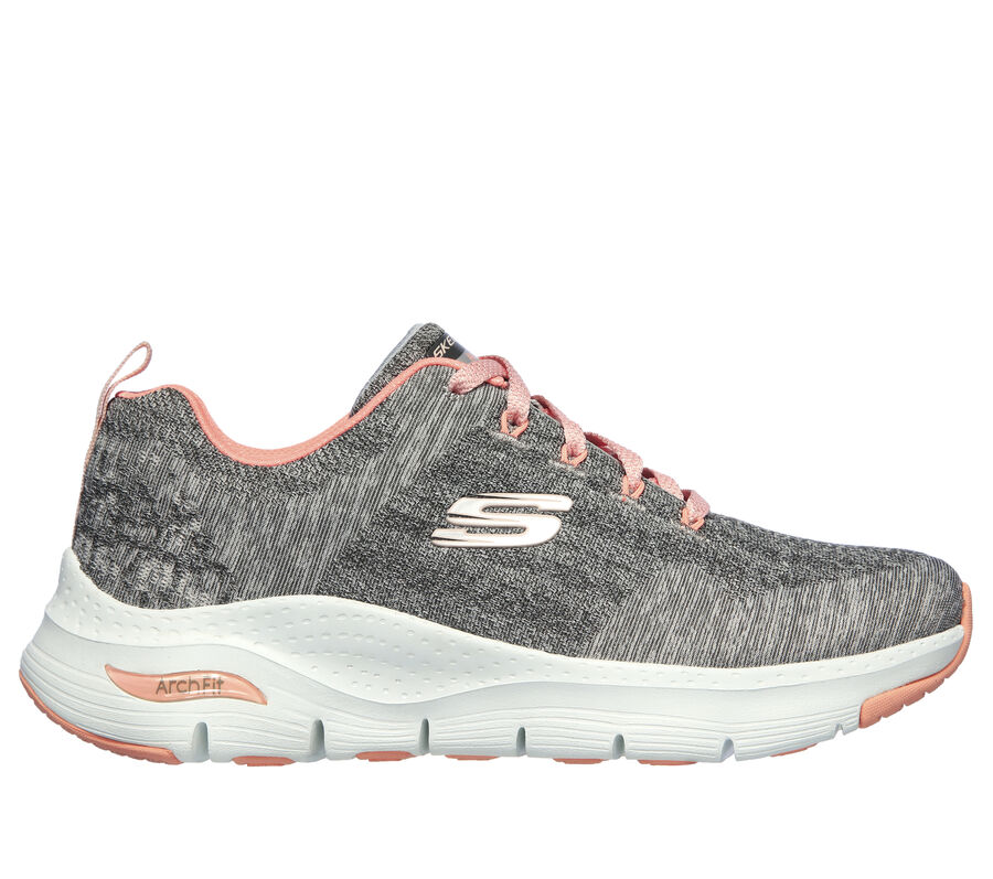 Skechers Arch Fit - Comfy Wave, GRAY / PINK, largeimage number 0