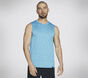 GO DRI Charge Muscle Tank, BLUE / GREEN, large image number 0