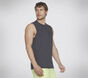 GO DRI Charge Muscle Tank, BLACK / CHARCOAL, large image number 2