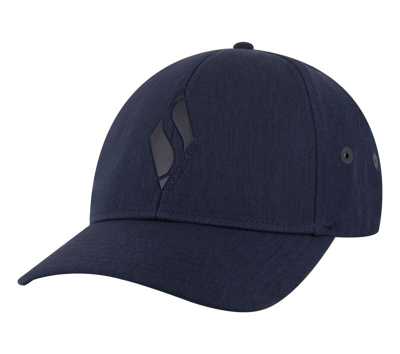 Skechers Accessories - Diamond S Hat, TMAVE MODRÁ, largeimage number 0