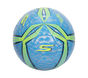 Hex Multi Mini Stripe Size 5 Soccer Ball, STŘÍBRNÁ / SVĚTLE MODRÁ, large image number 0