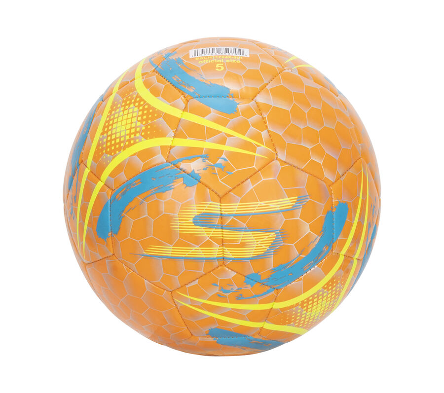 Hex Brushed Size 5 Soccer Ball, NEONOVE ORANZOVÝ, largeimage number 0