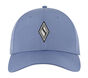 SKECHWEAVE Diamond Snapback Hat, BLUE  /  GRAY, large image number 2