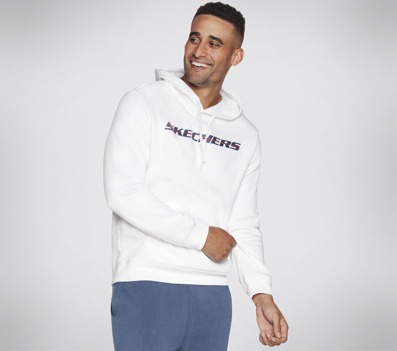 SKECH-SWEATS Motion Pullover Hoodie, WHITE, largeimage number 0