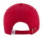 Paw Print Twill Washed Hat, RED, large image number 1