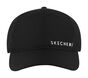 Skech-Shine Foil Baseball Hat, BLACK, large image number 2