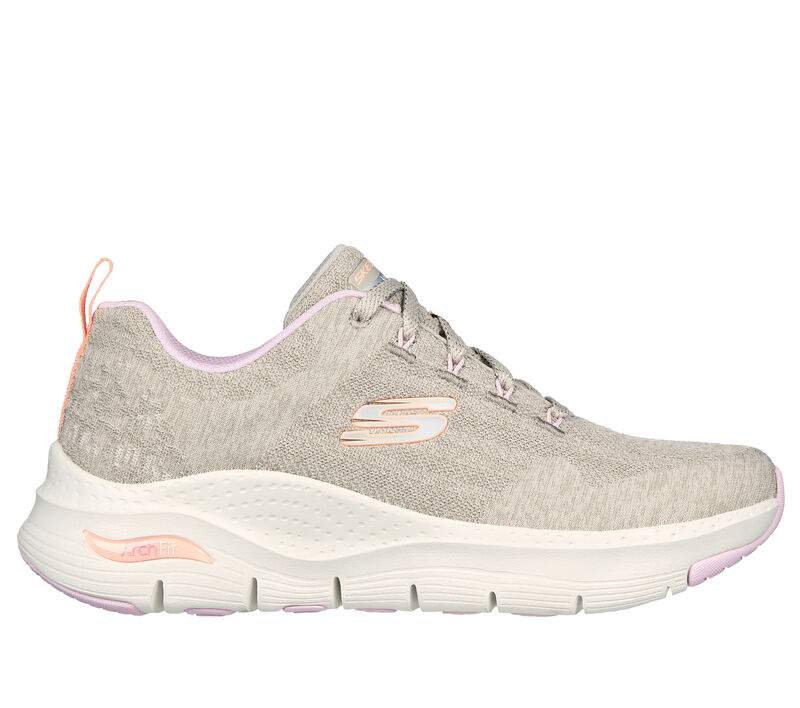 Skechers Arch Fit - Comfy Wave, SEDOHNEDÁ / MULTI, largeimage number 0