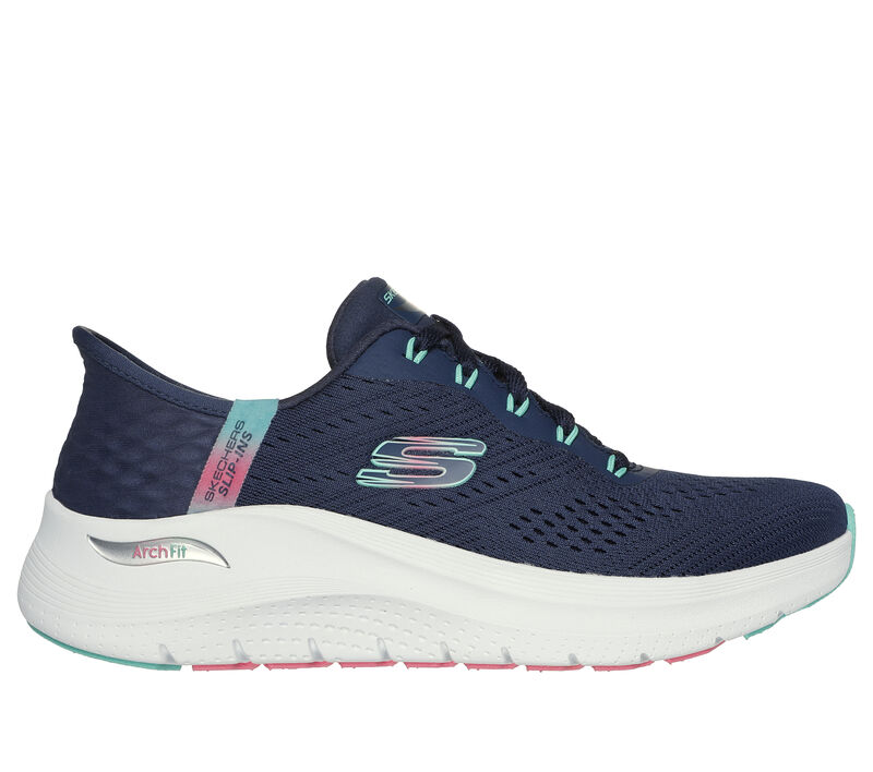 Skechers Slip-ins: Arch Fit 2.0 - Easy Chic, NAVY / TURQUOISE, largeimage number 0