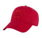 Paw Print Twill Washed Hat, RED, large image number 0